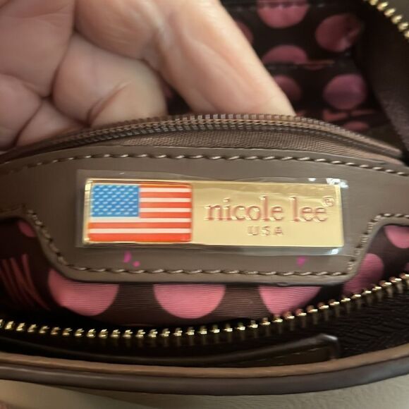 Nicole lee Tan and Black Satchel - Picture 4 of 7